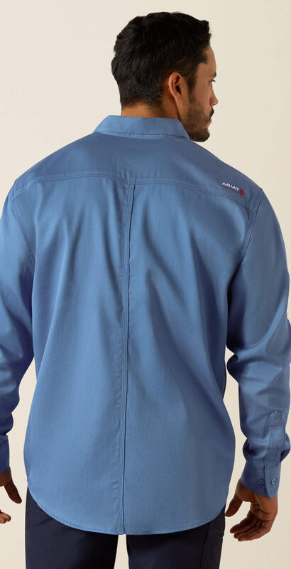 FR Solid Work Shirt Back